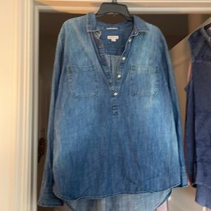 Lightly used Chambray button up shirt